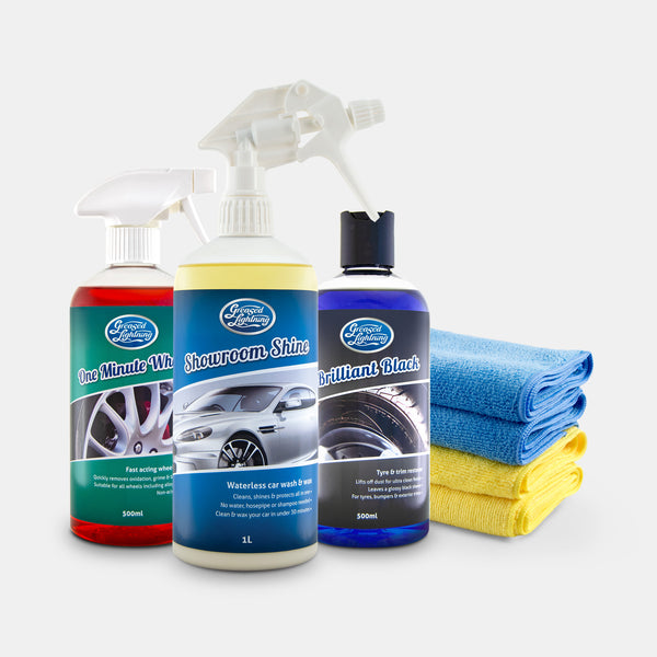 Greased Lightning Exterior Valeting Car Care Bundle Pack