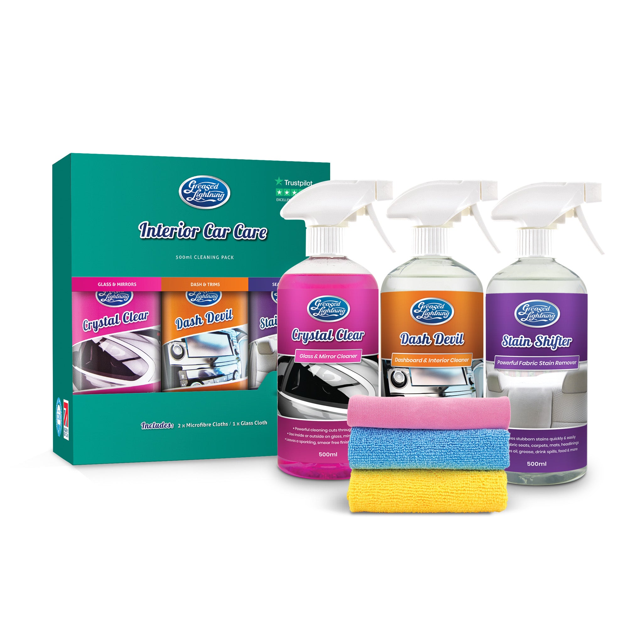 Interior Car Care 500ml Pack