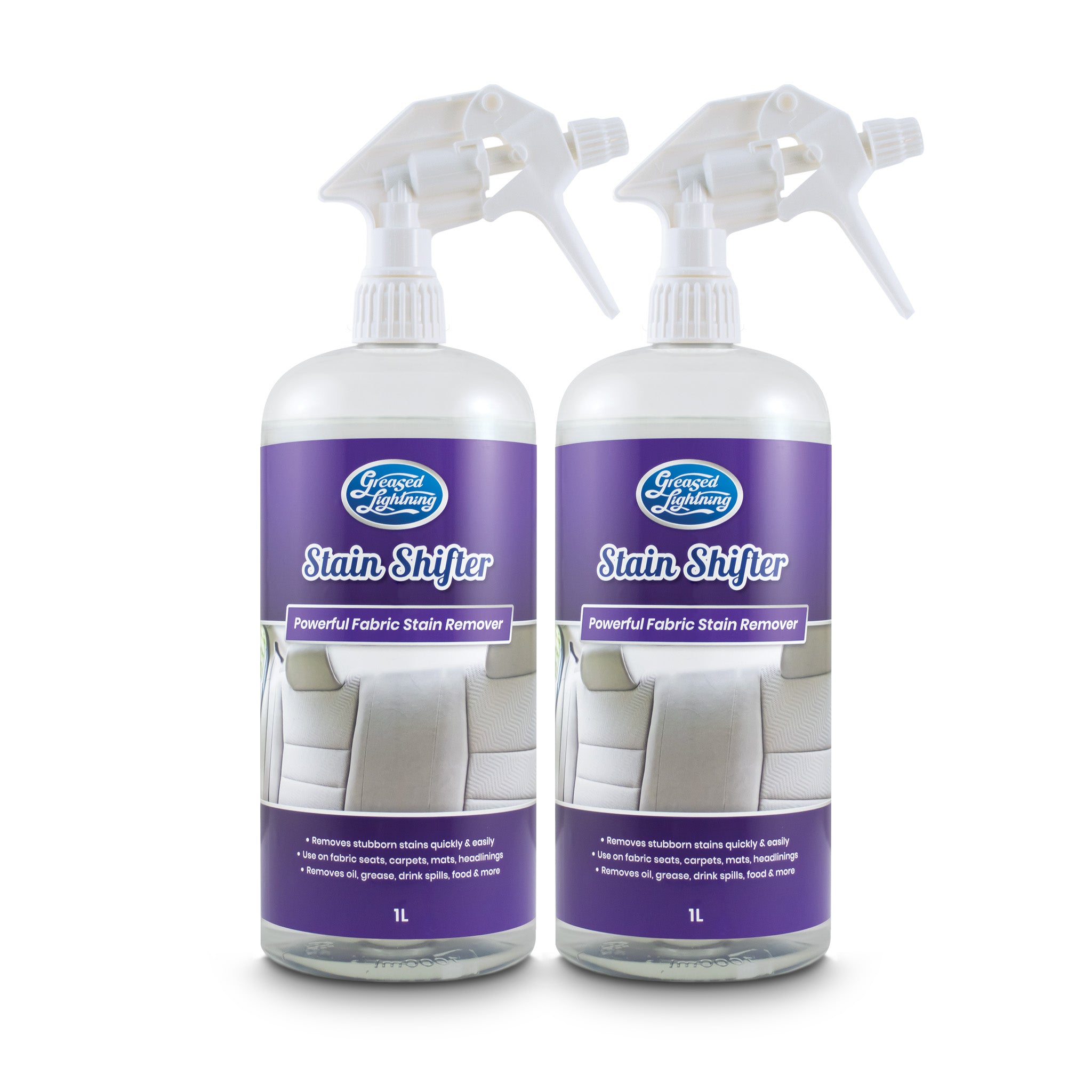 Greased Lightning Stain Shifter Carpet and Upholstery Cleaner - 2 x 1L